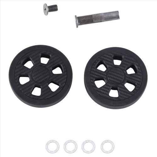 60x11mm Luggage Wheels Replacement Wear Resistant 2