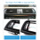 Full Black Dashboard Central Air Conditioner Vent 9