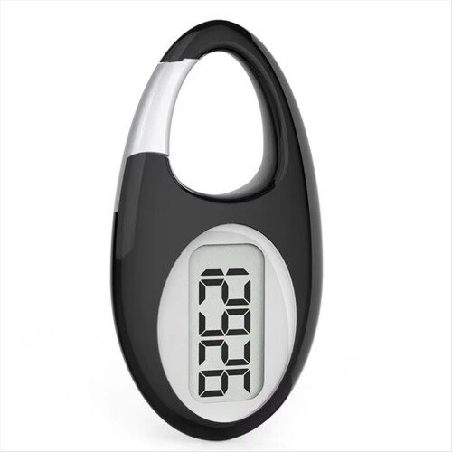 Mini Digital Pedometer 3D Walking Step Counter for