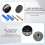 4 Pcs Mirror Mounting Hardware Frameless Adjustabl 8