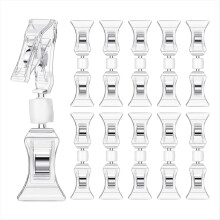 100 Pcs Double Sided Logo Clip Display Mini Holder