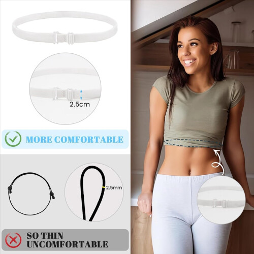 4 PCS Crop Adjustable Band, Tool for Shirt, Band T 2