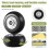 40 x 18mm Luggage Suitcase Wheels Replacement Repa 8