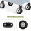 40 x 18mm Luggage Suitcase Wheels Replacement Repa 6