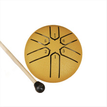 3 Inch 6-Tone Steel Tongue Drum Mini Hand Pan Drum
