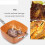 9PCS Frying Pan Four-Piece Set Square Copper Color 5