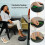 Under Desk Foot Rest for Home,Ergonomic Ottoman St 4