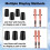 8 Pieces Vertical Ski Racks, Wall Mount Bracket Ra 5