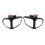 1 Pair Side Mirror Blind Spot Wide Angle Reversing 2