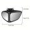 1 Pair Side Mirror Blind Spot Wide Angle Reversing 7