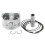 65.5MM Motorcycle Piston Ring 15MM Pin Kit Cylinde 2