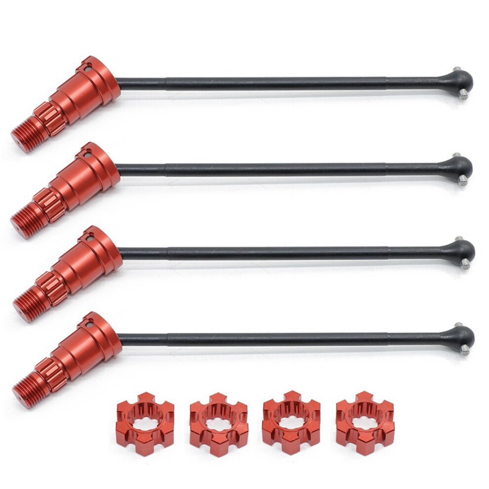 4Pcs Metal Front And Rear Drive Shaft Cvd For X- X 4851707607858