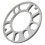 4Pcs Aluminum Wheel Spacers Shims Plate Auto Wheel 10
