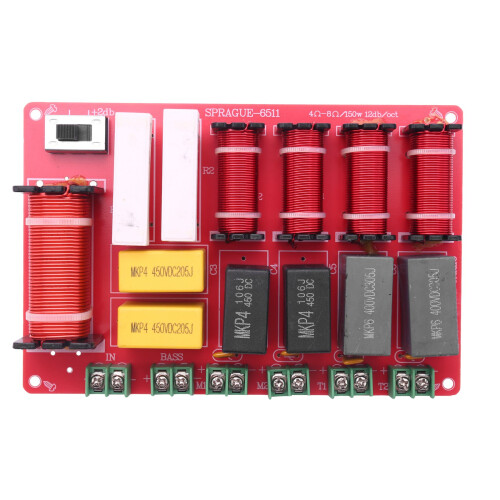 300W 5 Way Speaker Audio Frequency Divider 2 Tweet 1