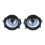Universal 3 Inch Car LED Devil Eyes Dynamic Eye He 6