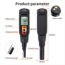Digital Food PH Meter 0.00-14.00 Temp Acidity Test