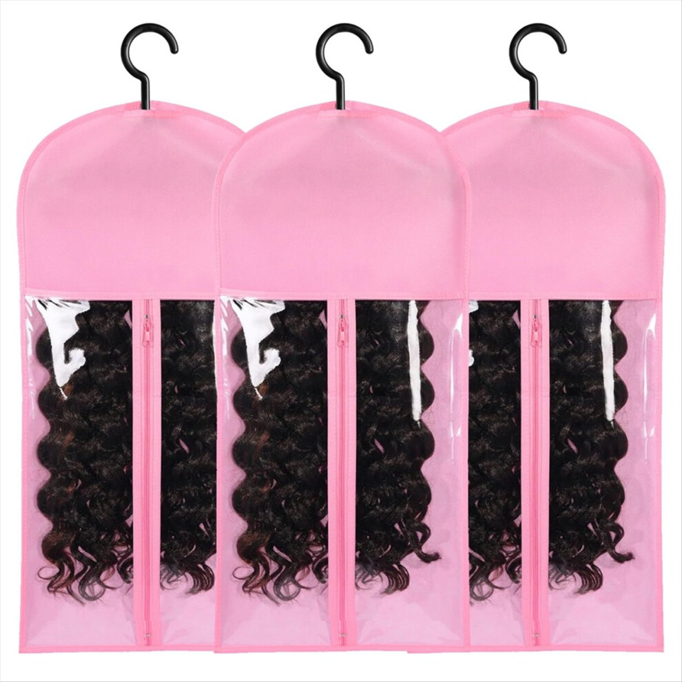 Melitt Unisex 3Pcs Hair Extension Holder Wig Storage For Multipl