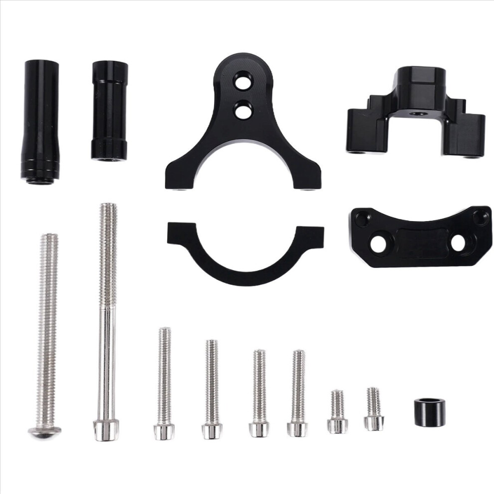 Cnc Motorcycle Damper Steering Stabilize Bracket M Black 4851707628235