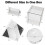 4 Pack K9 Optical Crystal Photography Prism Set,In 4