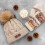 50PCS PU Leather Label Handmade Tag Faux Embossed 6