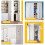 Bifold Door Hardware Kit, 2 Pack Repair Replacemen 6