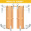 Bifold Door Hardware Kit, 2 Pack Repair Replacemen 7