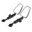 Universal Angle Adjustable Motorcycle Mirror with 8