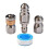 3Pcs Sewer Jetter Nozzle Rotating Button Nose Stai 2