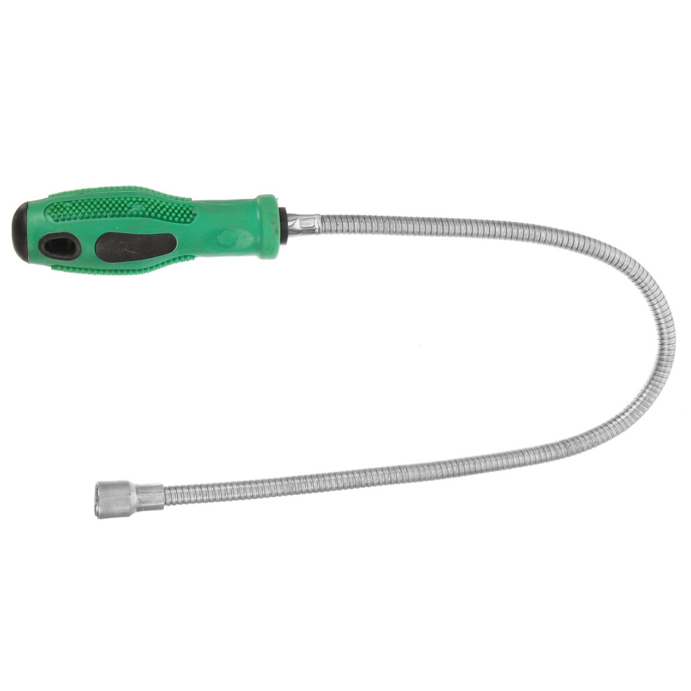 Flexible Magnetic Pickup Tool Reusable Magnetic Screw Picker For Retrieving Metal Objects From Reach Spaces Green Handle 9105992747825