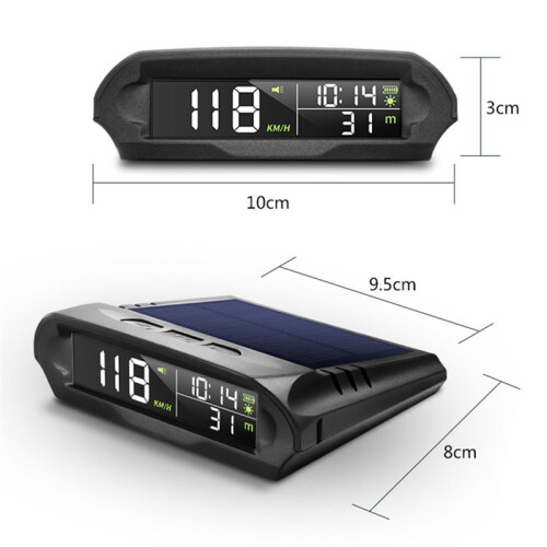 Universal HUD X 98 Car Solar Digital Meter GPS Spe 2