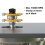 2Pcs 8Mm Shank Joint Assembly Router Bit Set Tongu 8
