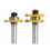2Pcs 8Mm Shank Joint Assembly Router Bit Set Tongu 7