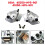 Car Front Brake Calipers W/Pads for Rancher 420 TR 5
