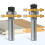 2Pcs 8Mm Shank Joint Assembly Router Bit Set Tongu 2