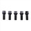 5Pcs M14 x 1.25 Black Wheel Locking Lug Bolt Nut S 2