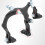 Long Arm Bicycles Brake Caliper Lightweight RustResistant Front and Rear Black 3