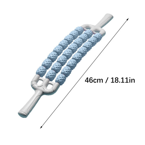 Muscle Roller Massage Roller Stick for Athletes,Help-Blue 2