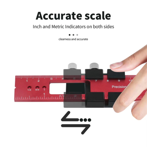 Woodworking Tools Ruler - Pocket Layout Tool Alumi 2