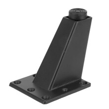 Juego de patas para muebles, material de alta calidad, estilo moderno para mesas de centro y muebles de baño, diseño inclinado de aleación de