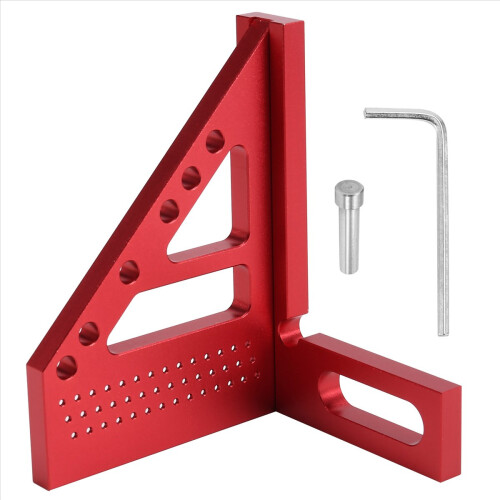 Measurement Tool Woodworking Square Protractor Alu 1