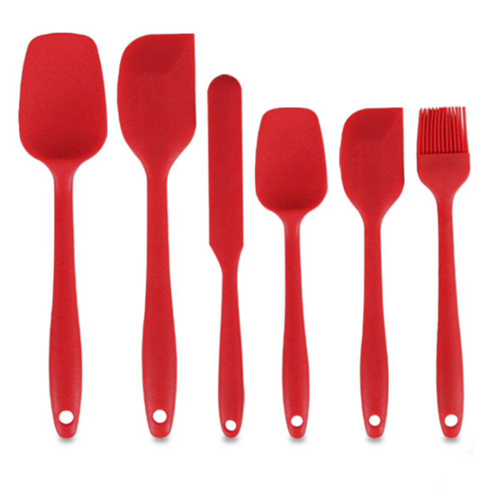 Seamless Design Silicone Spatula, Heat Resistant Scraper For Non-Stick Cookware, Temperature Resistant, Stainless Steel Core, Flexible Kitchen Tool, D 9155353326695