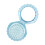 Cute Shell Design Foldable Hair Brush Mirror Combo For-Blue 1