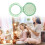 Cute Shell Design Foldable Hair Brush Mirror Combo For-Blue 7