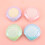 Cute Shell Design Foldable Hair Brush Mirror Combo For-Blue 5