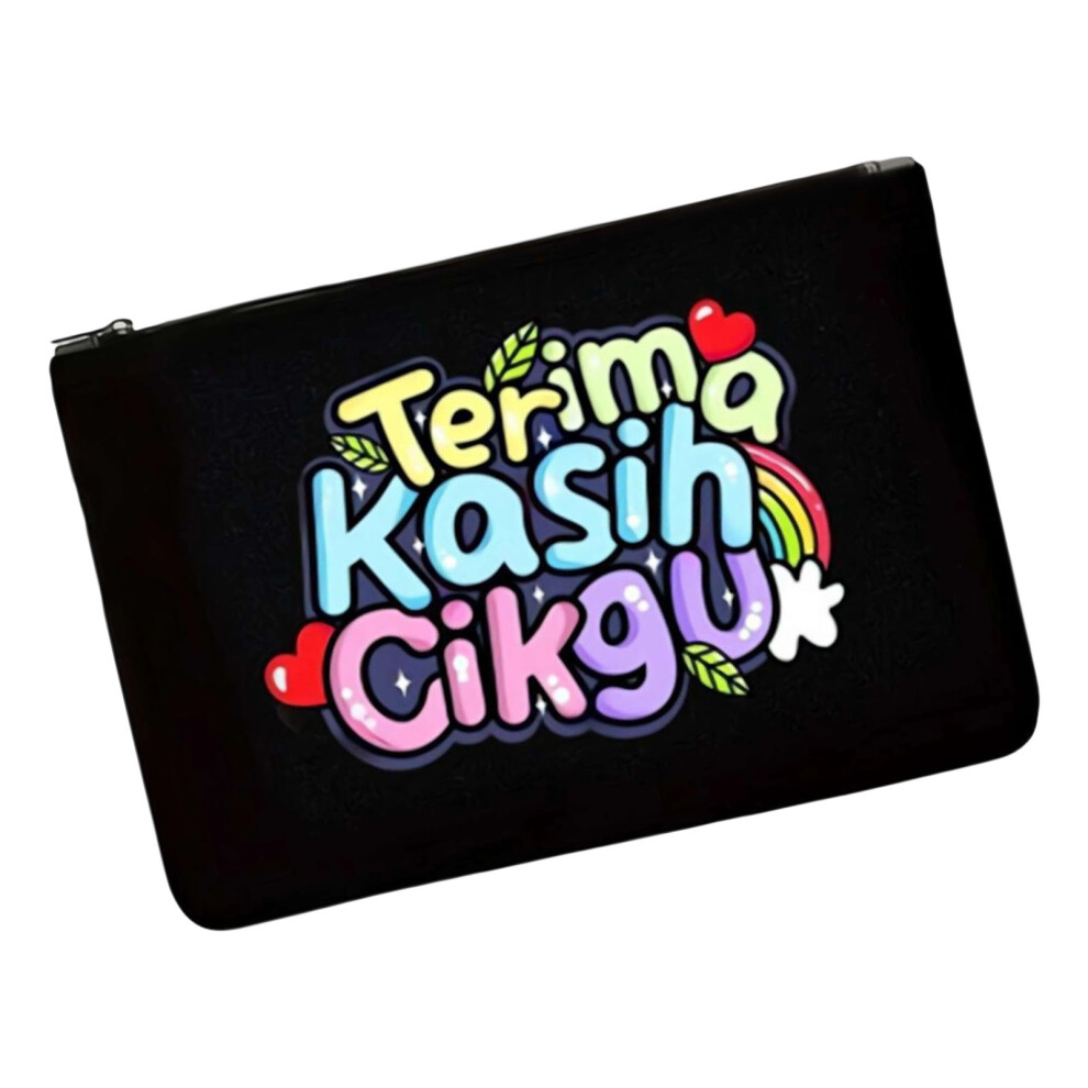 Lovely Cosmetic Bag Letter Print Toiletry Bag Makeup Bag-B