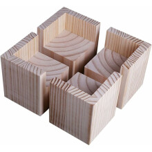 Elevadores de muebles de madera cúbicos para camas, sofás y mesas, elevadores de muebles resistentes de material de madera maciza, añaden altura
