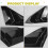 For 2016-2021 Sedan Rear Side Vent Quarter Window 9