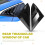 For 2016-2021 Sedan Rear Side Vent Quarter Window 5