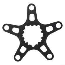 Chainring Crank Adapter For Direct Mount Cranksets 110BCD/130BCD Conversion 6061 Aluminum CNC Machined Black