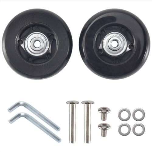 2 Set Luggage Suitcase Replacement Wheels Axles Ru 2